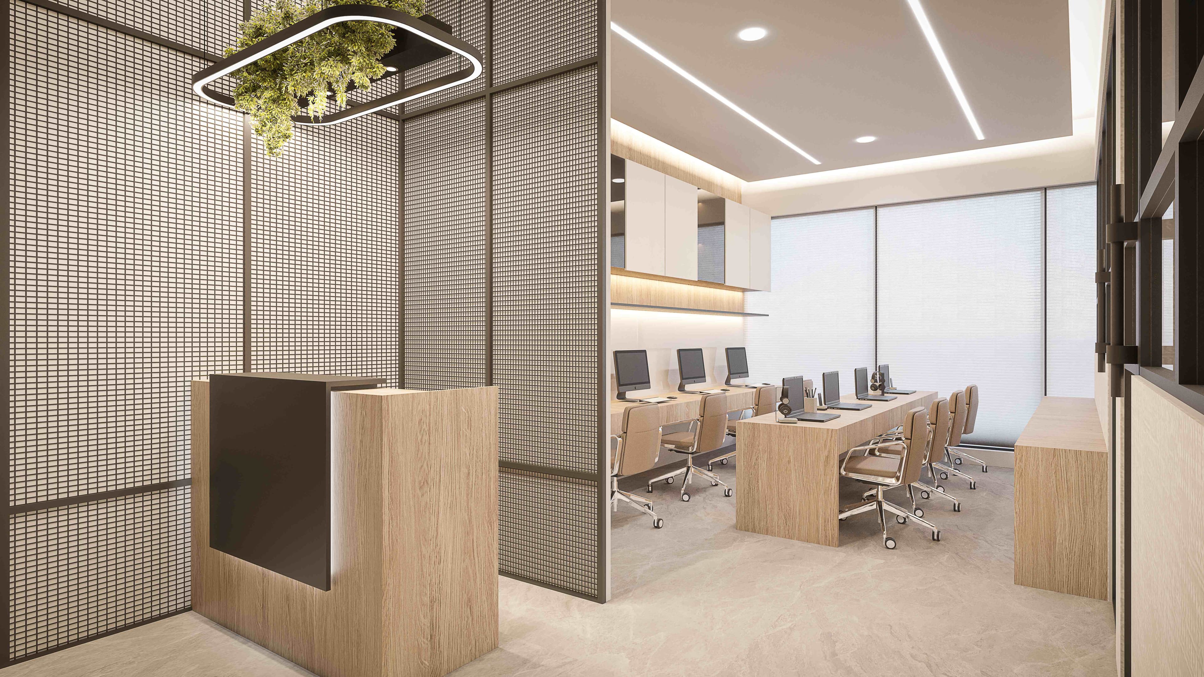 Professional office environment at Esspee Square
