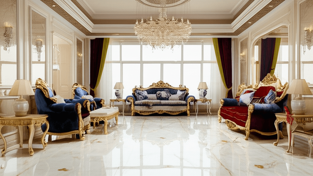 Sustainable interior design with natural light and green elements