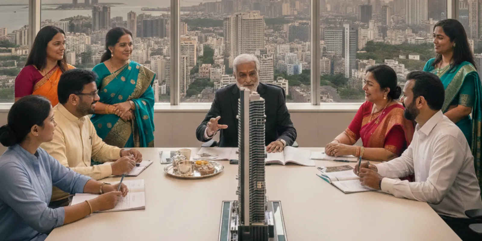 gujarati community's share in mumbai real estate market