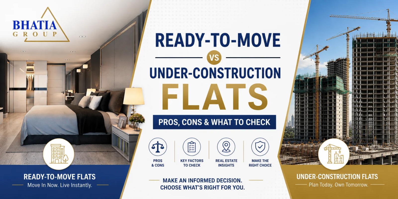 Ready-to-Move vs Under-Construction Flats in Borivali: Pros, Cons & What to Check